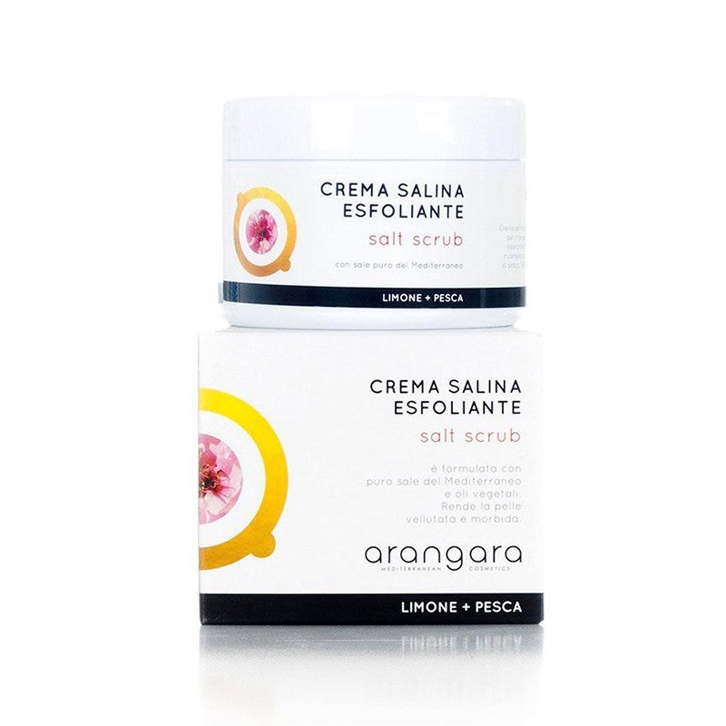 Crema esfoliante limone e pesca